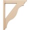 Ekena Millwork 6-in W x 32-in D x 40-in H Funston Trad Rough Cedar Woodgrain TimberThane Outlooker, Primed Tan OUTUR060X32X40FST04RCPR - alternate 4